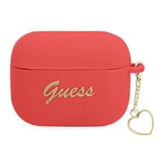 Guess GUESS GUAPLSCHSR AIRPODS PRO KRYT ČERVENÝ/ČERVENÝ SILICONE CHARM HEART COLLECTION