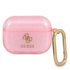 Guess GUESS GUAPUCG4GP KRYT AIRPODS PRO RŮŽOVÝ/RŮŽOVÝ GLITTER COLLECTION