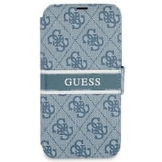 Guess GUESS GUBKP13S4GDBL IPHONE 13 MINI 5,4" MODRÁ/MODRÁ KNIHA 4G STRIPE