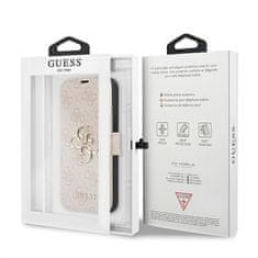 Guess GUESS GUBKP13X4GMGPI IPHONE 13 PRO MAX 6,7" RŮŽOVÁ/RŮŽOVÁ KNIHA 4G BIG METAL LOGO