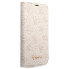 Guess GUESS GUBKP14LHG4SHP IPHONE 14 PRO 6,1" RŮŽOVÁ/RŮŽOVÁ KNIHA 4G VINTAGE GOLD LOGO