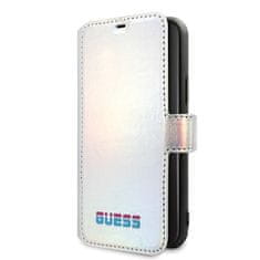 Guess GUESS GUFLBKN58BLD IPHONE 11 PRO STŘÍBRNÁ/STŘÍBRNÁ KNIHA IRIDESCENT