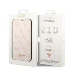 Guess GUESS GUBKP14SHG4SHP IPHONE 14 / 15 / 13 6,1" RŮŽOVÁ/RŮŽOVÁ KNIHA 4G VINTAGE GOLD LOGO