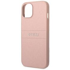 Guess GUESS GUHCP14MPSASBPI IPHONE 14 PLUS / 15 PLUS 6,7" RŮŽOVÝ/RŮŽOVÝ SAFFIANO STRAP