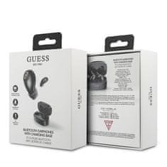 Guess BLUETOOTH SLUCHÁTKA GUESS GUTWSJL4GBK TWS + DOKOVACÍ STANICE ČERNÁ/ČERNÁ 4G