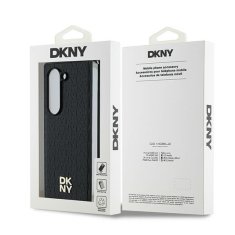 DKNY DKNY DKHMZFD6PSHRPSK Z FOLD6 F956 ČERNÁ/ČERNÁ LOGO OPAKOVÁNÍ VZORU