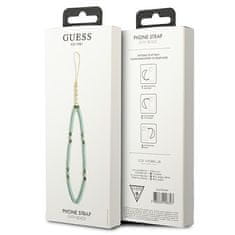 Guess GUESS PŘÍVĚSEK GUSTPEARP PHONE STRAP BLUE/BLUE HEISHI BEADS