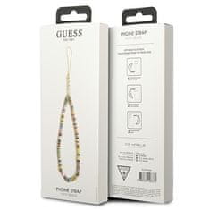 Guess PŘÍVĚSEK GUESS GUSTPEAM PHONE STRAP MULTICOLOR/MULTICOLOR HEISHI BEADS