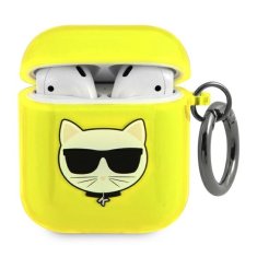 Karl Lagerfeld KARL LAGERFELD KLA2UCHFY KRYT AIRPODS ŽLUTÁ/ŽLUTÁ CHOUPETTE