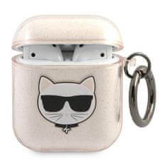 Karl Lagerfeld KARL LAGERFELD KLA2UCHGD AIRPODS 1/2 KRYT ZLATÝ/ZLATÝ GLITTER CHOUPETTE