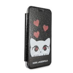 Karl Lagerfeld KARL LAGERFELD KLFLBKPXVDCBK IPHONE X/XS ČERNÁ KNIHA VALENTINE