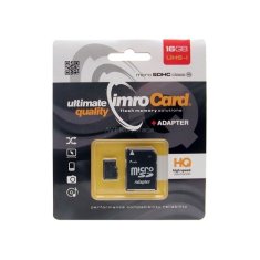 IMRO 16GB PAMĚŤOVÁ KARTA MICROSD IMRO+ ADP 10C