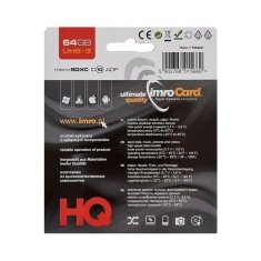 IMRO PAMĚŤOVÁ KARTA 64GB IMRO+ ADP 10C UHS-3 MICROSDXC