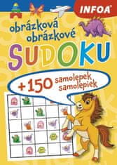 Infoa Sudoku pro děti + 150 samolepek / Sudoku pre deti + 150 samolepiek – žlutý sešit / žľtý zošit