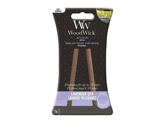 Woodwick Náhradní vonné tyčinky Auto Reeds - Lavender Spa