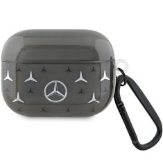 Mercedes-Benz KRYT MERCEDES MEAP8DPMGS AIRPODS PRO ČERNO/ČERNÝ LARGE STAR PATTERN