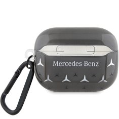 Mercedes-Benz KRYT MERCEDES MEAP8DPMGS AIRPODS PRO ČERNO/ČERNÝ LARGE STAR PATTERN