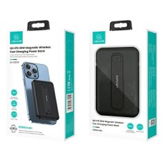 USAMS USAMS POWERBANK PB64 10000MAH 20W QC3.0+PD MAGNETICKÉ BEZDRÁTOVÉ RYCHLÉ NABÍJENÍ BÍLÁ/BÍLÁ 10KCD17302 (US-CD173)