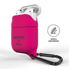 Superdry SUPERDRY AIRPODS 1/2 COVER WATERPROOF RŮŽOVÁ/RŮŽOVÁ