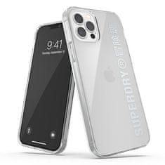 Superdry SUPERDRY SNAP IPHONE 12/12 PRO PRŮHLEDNÉ POUZDRO E STŘÍBRNÉ/STŘÍBRNÉ 42591