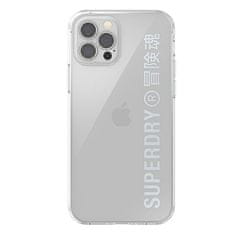 Superdry SUPERDRY SNAP IPHONE 12/12 PRO PRŮHLEDNÉ POUZDRO E STŘÍBRNÉ/STŘÍBRNÉ 42591