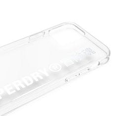 Superdry SUPERDRY SNAP IPHONE 12/12 PRO PRŮHLEDNÉ POUZDRO E STŘÍBRNÉ/STŘÍBRNÉ 42591