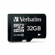 Verbatim VERBATIM KARTA MICROSDHC 32GB V10 CZARNY/BLACK 44013