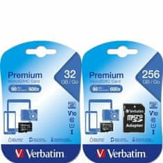 Verbatim VERBATIM KARTA MICROSDHC 32GB V10 CZARNY/BLACK 44013