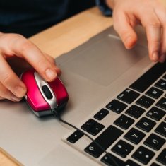 Verbatim OPTICKÁ MYŠ VERBATIM GO MINI USB-A 1000 DPI RŮŽOVÁ/ŽHAVĚ RŮŽOVÁ 49021