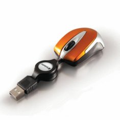 Verbatim OPTICKÁ MYŠ VERBATIM GO MINI USB-A 1000 DPI ORANŽOVÁ/ORANŽOVÁ 49023