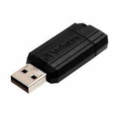 Verbatim VERBATIM PENDRIVE 16GB USB-A 2.0 PINSTRIPE ČERNÁ/ČERNÁ 49063