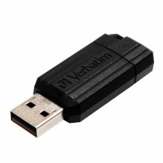 Verbatim VERBATIM PENDRIVE 64GB USB-A 2.0 PINSTRIPE ČERNÁ/ČERNÁ 49065