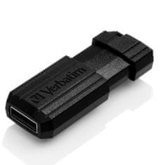 Verbatim VERBATIM PENDRIVE 128GB USB-A 2.0 PINSTRIPE ČERNÁ/ČERNÁ 49071