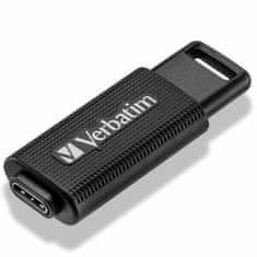 Verbatim VERBATIM PENDRIVE 128GB USB-C ČERNÁ/ČERNÁ 49459