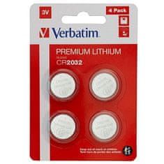 Verbatim VERBATIM BATERIA LITOWA CR2032 3V 4SZT 49533