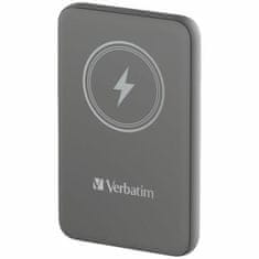 Verbatim INDUKČNÍ POWERBANKA VERBATIM `N` GO 15W 5000MAH BEZDRÁTOVÁ MAGNETICKÁ ŠEDÁ/ŠEDÁ 32244