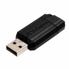 Verbatim VERBATIM PENDRIVE 8GB USB-A 2.0 PINSTRIPE ČERNÁ/ČERNÁ 49062