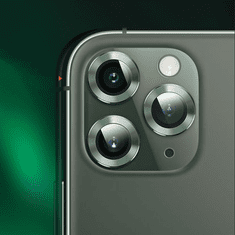 USAMS USAMS SKLO OBJEKTIVU FOTOAPARÁTU IPHONE 11 PRO KOVOVÝ KROUŽEK ŠEDÝ/ŠEDÝ BH571JTT01 (US-BH571)