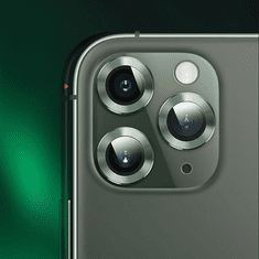 USAMS USAMS SKLO OBJEKTIVU FOTOAPARÁTU IPHONE 11 PRO KOVOVÝ KROUŽEK STŘÍBRNÝ/STŘÍBRNÝ BH571JTT03 (US-BH571)