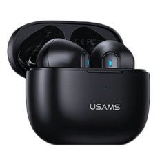 USAMS BEZDRÁTOVÁ SLUCHÁTKA USAMS BLUETOOTH 5.2 TWS NX10 SERIES DUAL MIC ČERNÁ/ČERNÁ BHUNX01