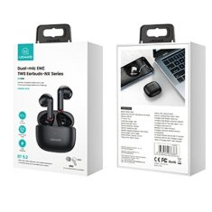 USAMS BEZDRÁTOVÁ SLUCHÁTKA USAMS BLUETOOTH 5.2 TWS NX10 SERIES DUAL MIC ČERNÁ/ČERNÁ BHUNX01