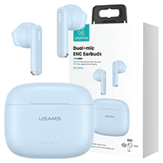 USAMS USAMS BLUETOOTH 5.3 TWS SLUCHÁTKA US14 SERIES DUAL MIC BEZDRÁTOVÁ MODRÁ/MODRÁ BHUUS03