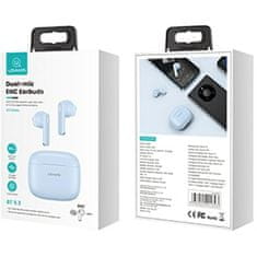 USAMS USAMS BLUETOOTH 5.3 TWS SLUCHÁTKA US14 SERIES DUAL MIC BEZDRÁTOVÁ MODRÁ/MODRÁ BHUUS03