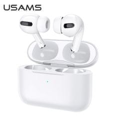 USAMS BEZDRÁTOVÁ SLUCHÁTKA USAMS BLUETOOTH 5.0 TWS EMALL SERIES BÍLÁ/BÍLÁ BHUYM01 (US-YM001)