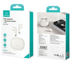 USAMS BEZDRÁTOVÁ SLUCHÁTKA USAMS BLUETOOTH 5.3 TWS RHYMBO SERIES ČERNÁ/ČERNÁ BHUYO01 (US-YO17)