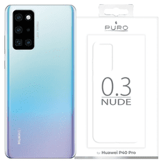 Puro PURO NUDE 0.3 HUAWEI P40 PRO PRŮHLEDNÝ HWP40P03NUDETR