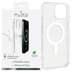 Puro PURO LITEMAG IPHONE 14 PLUS / 15 PLUS 6,7" MAGSAFE TRANSPARENTNÍ IPC1467LIITEMAGTR