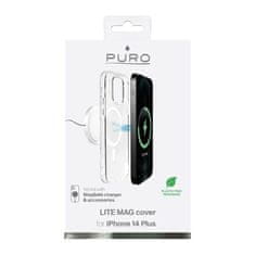 Puro PURO LITEMAG IPHONE 14 PLUS / 15 PLUS 6,7" MAGSAFE TRANSPARENTNÍ IPC1467LIITEMAGTR