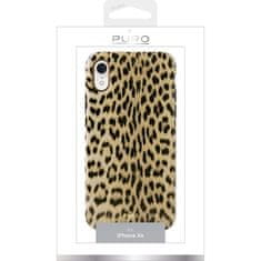 Puro PURO GLAM LEOPARD KRYT IPHONE XR ČERNÝ / ČERNÝ LIMITOVANÁ EDICE IPCX61LEO1BLK