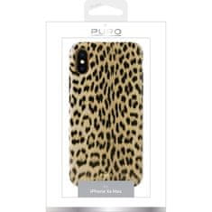 Puro PURO GLAM LEOPARD KRYT IPHONE XS MAX ČERNÁ/ČERNÁ LIMITOVANÁ EDICE IPCX65LEO1BLK